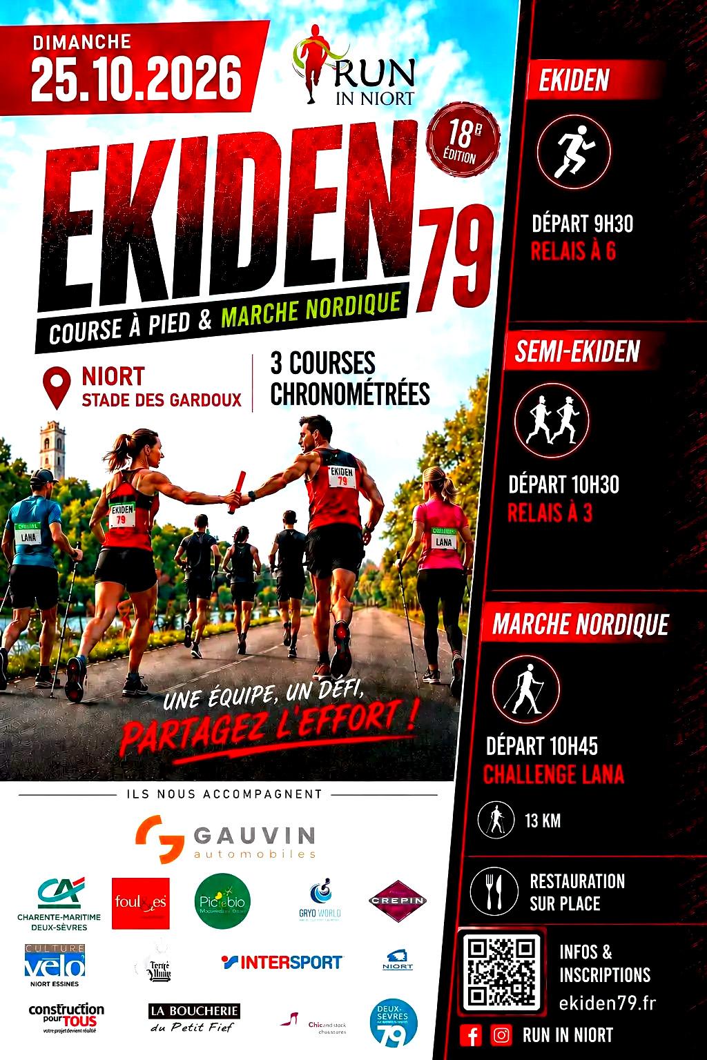 Affiche ekiden79 2026